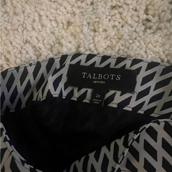 Talbots Petite Geometric Print Skirt Size 2 - Picture 5 of 8